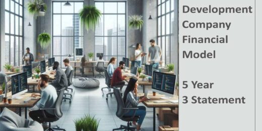 3 Statement Software Development Company Finance Model