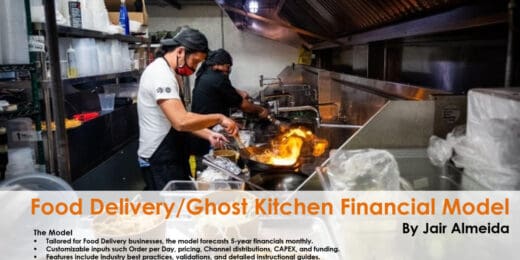 Food Delivery/Ghost Kitchen Financial Model