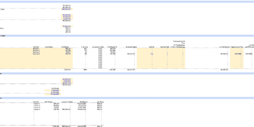 New Equity Raise Template (Debt-to-Equity Rollover Included)
