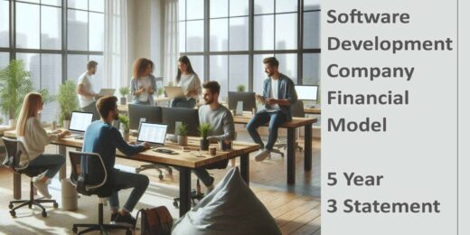 SAAS HR Software Development Company Finance Model Excel Template