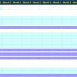 Monthly cash flow statement for monitoring cash position and operations.