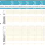 Monthly financial statement template outlining income and expenses for 2025.