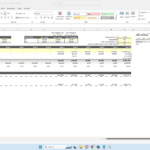 Excel template showing preferred return waterfall for investment analysis.