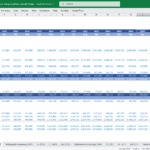 Balance Sheet template for 2025 with assets, liabilities, and equity sections.