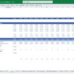 Cash Flow Statement showing monthly cash inflows and outflows for app development.