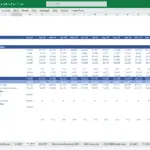 Monthly cash flow statement showing receipts, payments, and net cash calculations for 2025.