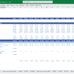 Cash flow statement displaying monthly cash inflows and outflows for a construction project.