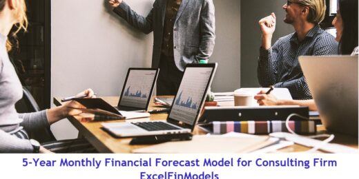 5-Year Monthly 3-Statement Financial Forecast Model for Consulting Firm