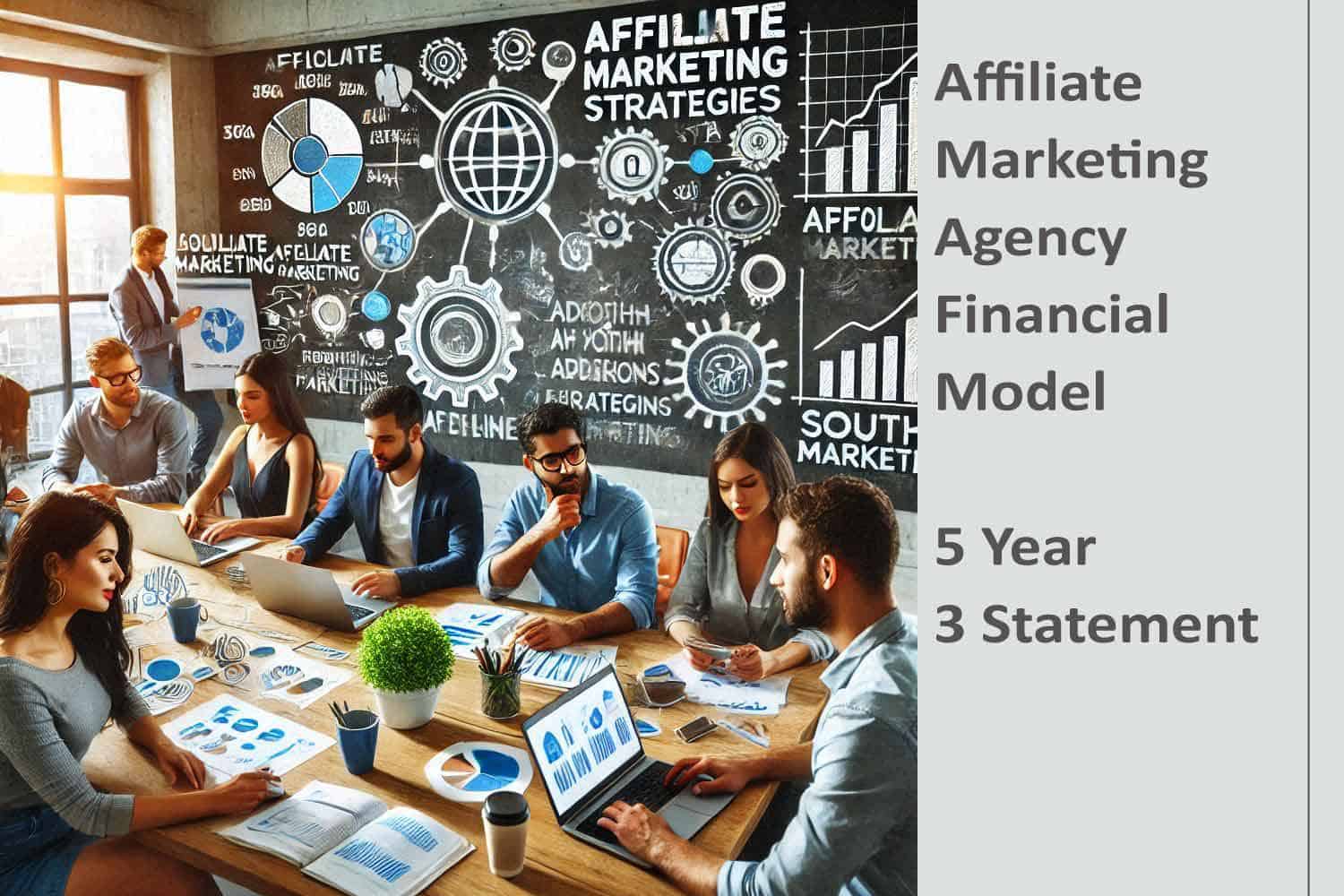 Affiliate Marketing Agency Finance Model 5 Year 3 Statement