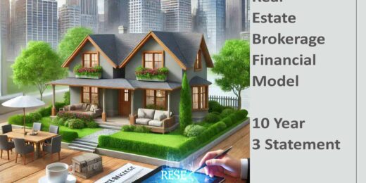Real Estate Brokerage Financial Model 10 Years