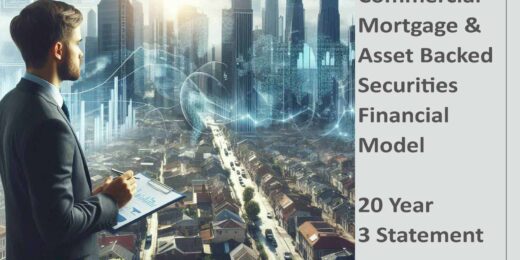 Commercial Mortgage (CMBS) & Asset Backed Securities (ABS) Finance Model 20 Years