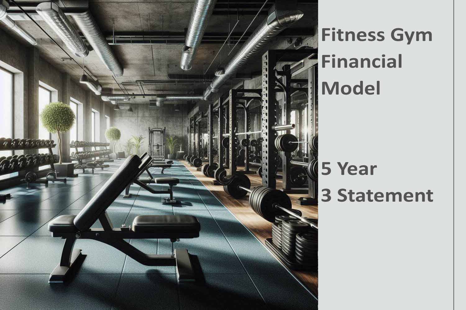 Fitness Gym Financial Model 5 Year 3 Statement | eFinancialModels