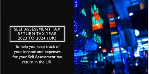 Self-assessment tax return template for Tax Year 2023 to 2024 (UK)