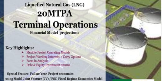 20MTPA LNG Terminal Operations Financial Model