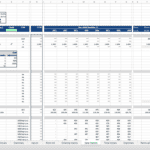 Rental Revenue Financial Model for New Tenants | eFinancialModels Financial model displaying rental revenues, lease cycles, and returns for new tenants