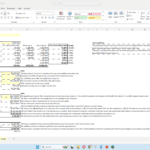 Cap table showing pre-money and post-money ownership with convertible note terms.