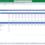 Monthly cash flow statement highlighting operating, investing, and financing activities for 2025.
