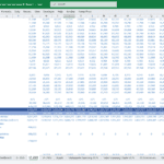 Cash Flow Statement for CNC Components Manufacturer | eFinancialModels Cash flow statement showing detailed income and expenses for a manufacturing model.