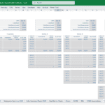 Capitalization Table Overview for Financial Modeling | eFinancialModels Caps table displaying shareholder investments and share allocations by funding series.