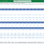 2025 Monthly Balance Sheet Example | eFinancialModels Monthly balance sheet for 2025, detailing assets and liabilities