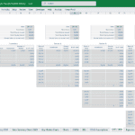 Capitalization Table Overview for Investment Rounds | eFinancialModels Summary of shareholder investments and share distributions in a Caps Table format.