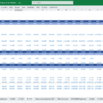 Financial Model Balance Sheet for 2025 | eFinancialModels Monthly balance sheet template showing assets and liabilities for 2025.