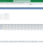 COGS Assumptions Overview in Financial Model | eFinancialModels COGS assumptions table showing monthly cost projections for 2025