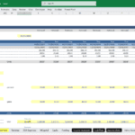 Real Estate Brokerage Financial Model Inputs | eFinancialModels Excel model inputs for real estate brokerage including tax rates and forecast start.
