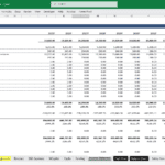 Real Estate Brokerage Income Statement Overview | eFinancialModels Detailed income statement for a real estate brokerage with yearly revenue forecasts.