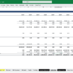 Cash Flow Statement for Real Estate Brokerage | eFinancialModels Cash flow statement showing operating, investing, and financing activities with forecasted values.