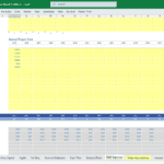 EV Charging Station Financial Model Overview | eFinancialModels Excel model showing annual project costs for EV charging station projects.