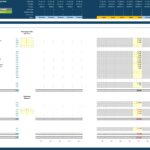 Projected balance sheet showing assets, liabilities, and equity for ABC Home Goods Store.