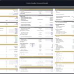 Cattle Feedlot Financial Model Assumptions Overview | eFinancialModels Assumptions table for a cattle feedlot financial model including startup expenses and revenue forecasts.