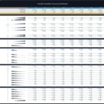 Cattle Feedlot Financial Model Overview with KPIs | eFinancialModels Financial model showing KPIs for cattle feedlot operations over several years.