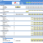 Financial inputs for a data center model, including revenue and cost assumptions.
