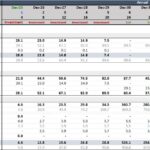 Debt schedule detailing principal, interest, and investment inflows by year and quarter.