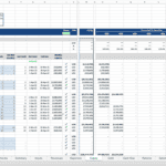 Capital construction expenses table with detailed categories and costs.