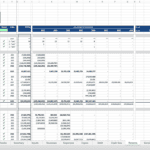 Excel sheet displaying investor returns with cash flow projections and financial metrics from 2022 to 2029.