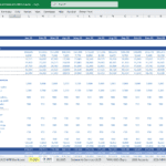 Cash flow statement showcasing revenue from subscriptions and services from Jan-25 to Mar-26.