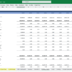 Working Capital Breakdown for Fintech Mobile App | eFinancialModels Detailed working capital forecast including current assets and accounts receivable for a fintech app.