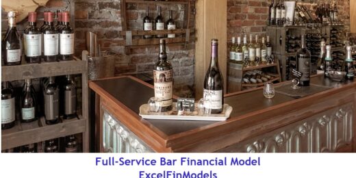 Full-Service Bar Monthly 5-Year 3-Statement Financial Forecast Model