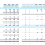 5-year financial forecast balance sheet for a cocktail bar's assets and liabilities