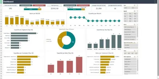 Consulting Services Control Spreadsheet
