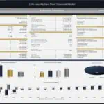Executive summary image showing financial metrics of an LNG liquefaction plant model.