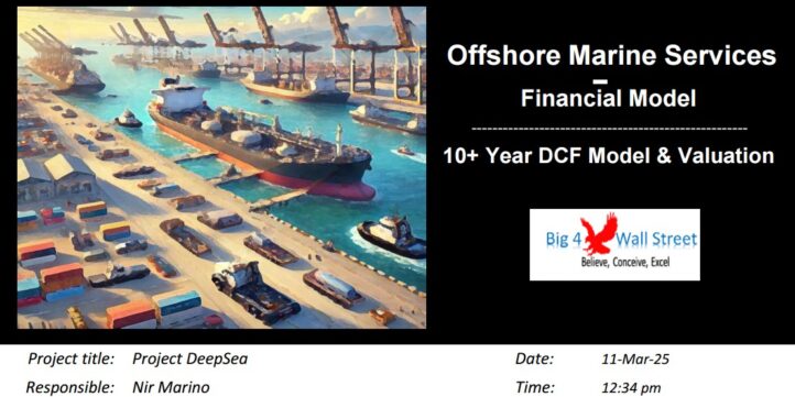 Offshore Marine Services Financial Model (10+ Yrs. DCF and Valuation) Offshore Marine Services Financial Model (10+ Yrs. DCF and Valuation)