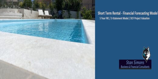 Short Term Rental – Financial Forecasting Model: 5 Year FRC / 3-Statement Model / DCF Project Valuation
