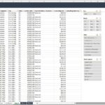 Financial report showing clients, service details, and consulting fees.