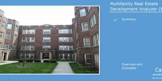 Multifamily Real Estate Development Analyzer (Basic) – Excel Template