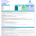 Index of food truck financial model, outlining sections and user instructions for navigation.