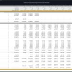 Annual cash flow projection for a telecom company covering revenues and expenses.
